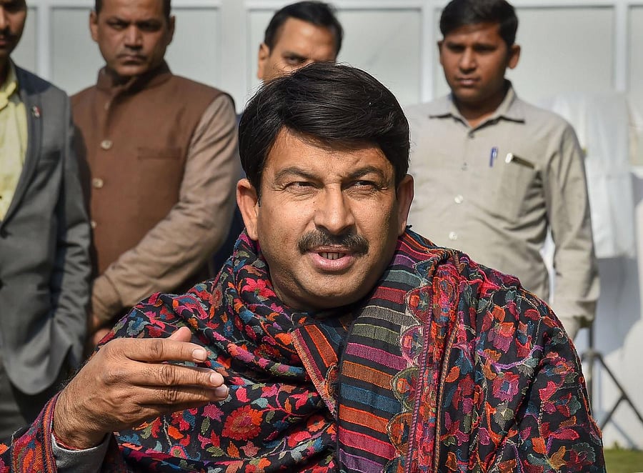 Delhi BJP Chief Manoj Tiwari (PTI Photo)