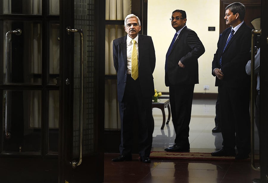 RBI Governor Shaktikanta Das prior to the RBI central board of directors in a customary post-budget meeting. PTI