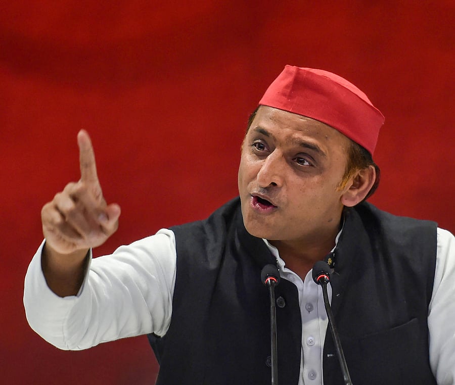  Samajwadi Party National President Akhilesh Yadav. (PTI Photo)