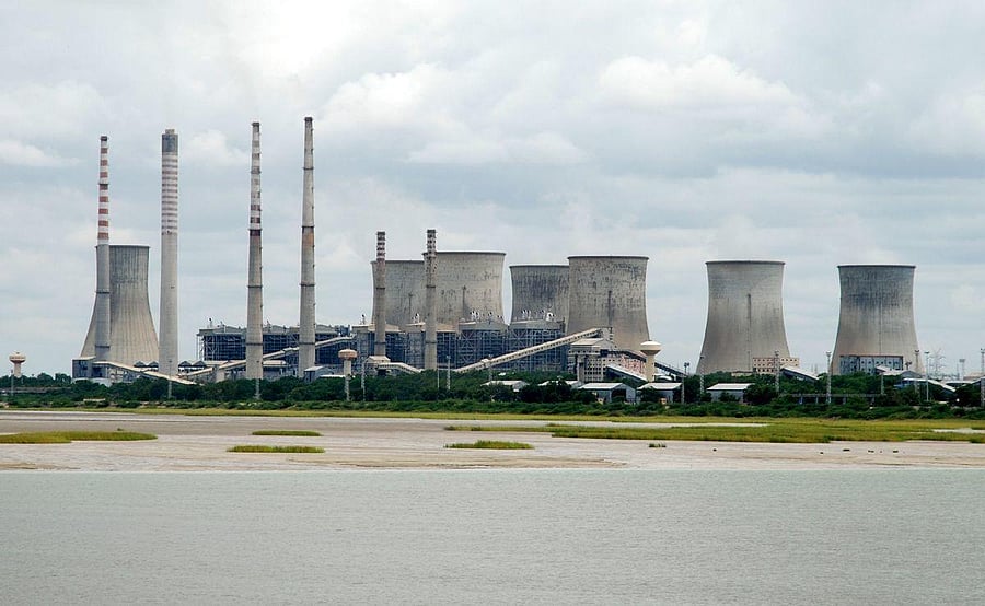 A view of RTPS units at Shaktinagar near Raichur.