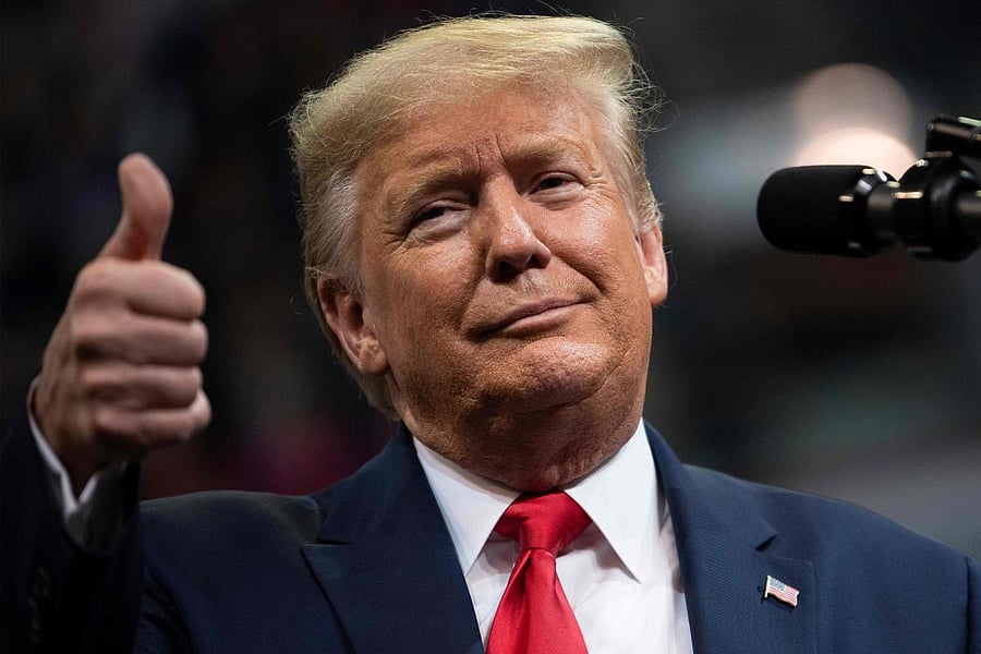 US President Donald Trump. (AFP photo)
