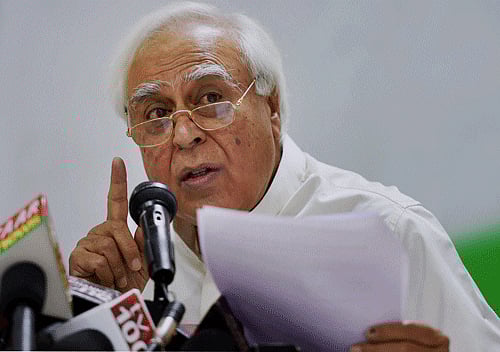 Congress leader Kapil Sibal. PTI file photo