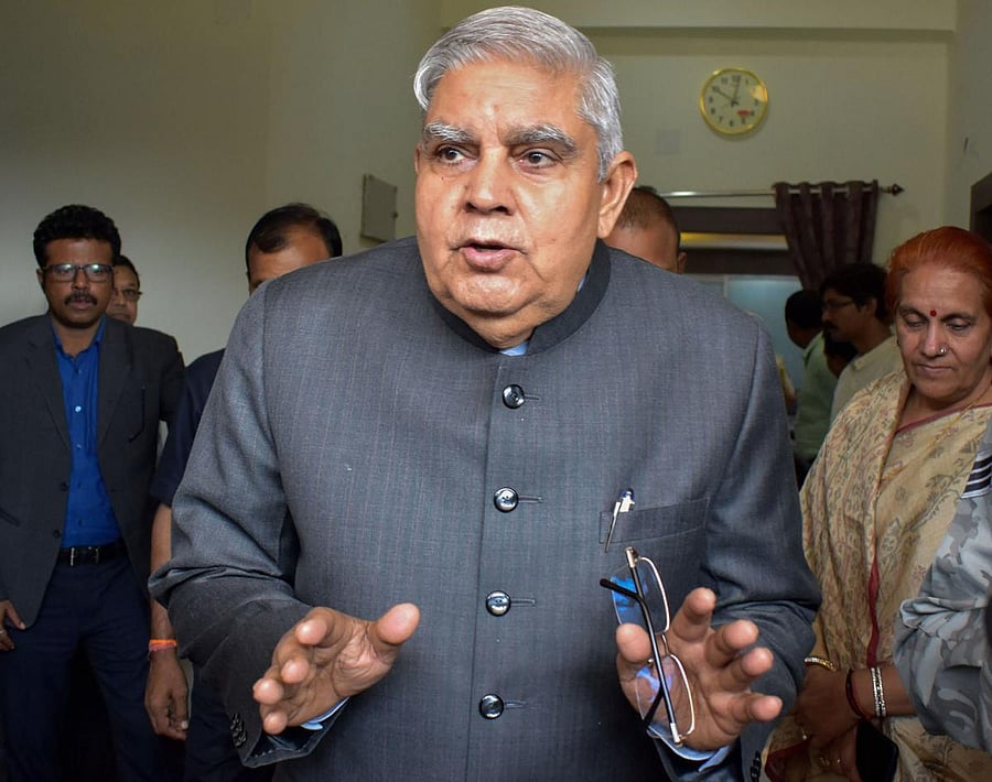 Jagdeep Dhankhar. PTI file photo