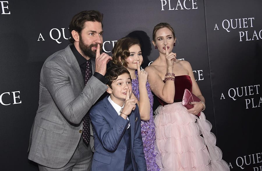 John Krasinski at a screening of A Quiet Place. (Credit: AP photo/PTI photo)