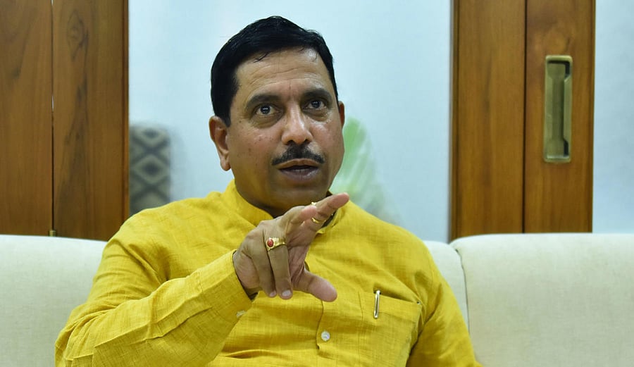 Union Minister Pralhad Joshi. (Credit: DH)