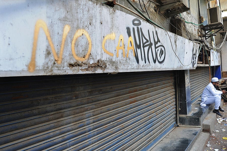 The initial market euphoria from Prime Minister Narendra Modi’s re-election last year is wearing thin as economic growth stutters and policy making it harder for Muslim migrants to get citizenship stirs protests. Credit: DH Photo/Pushkar V