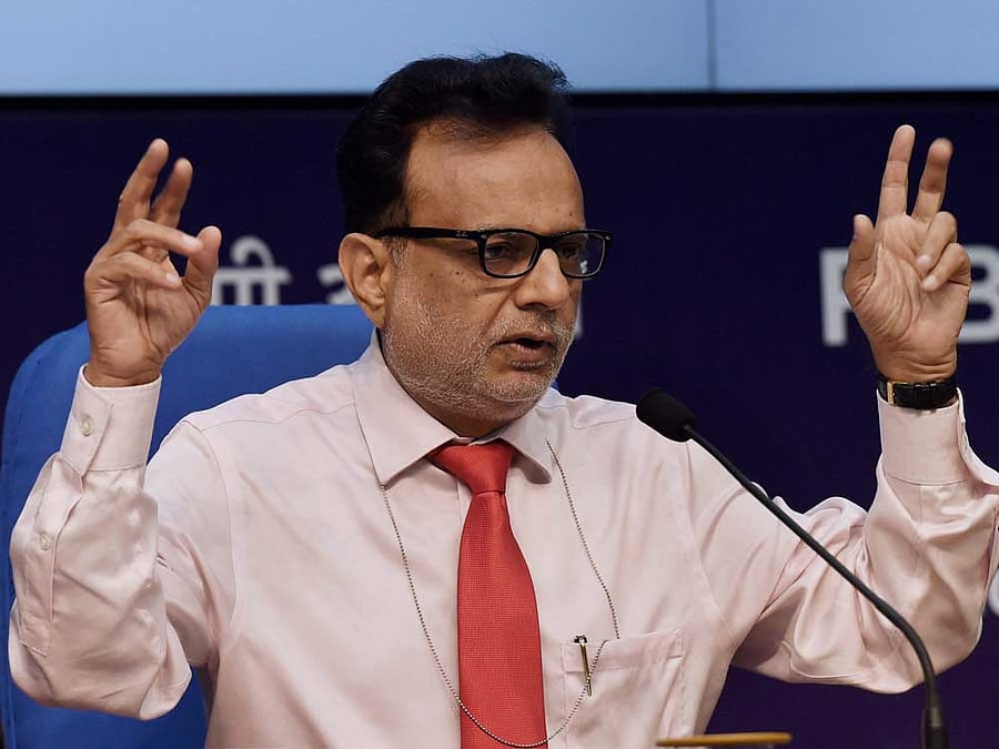 Revenue Secretary Hasmukh Adhia. PTI file photo