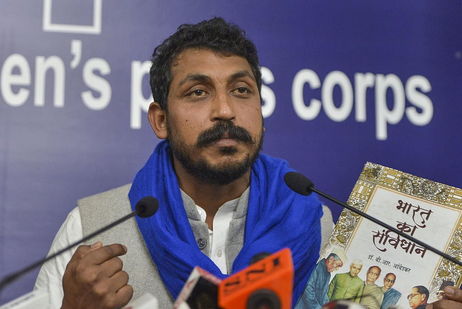 Bhim Army Chief Chandrasekhar Azad. (PTI Photo)