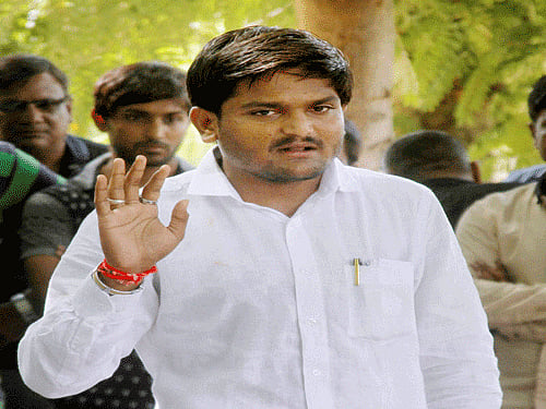 Patel quota stir leader Hardik Patel. PTI file photo