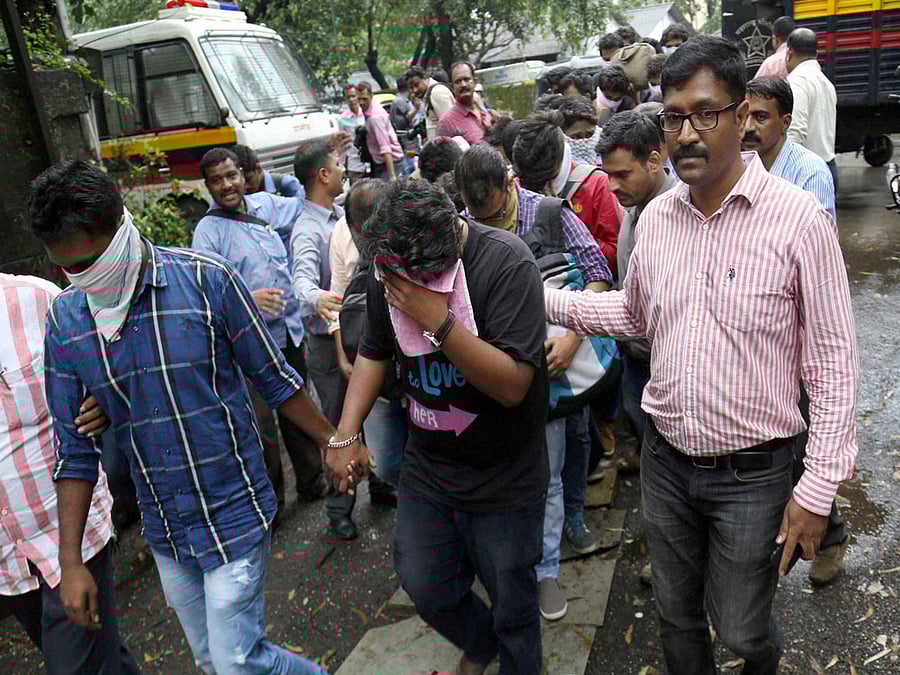 Crime Branch (Thane Police) has so far arrested 70 persons after it raided seven call centres operating illegally in Mira Road in the neighbouring district earlier this month. Reuters file photo