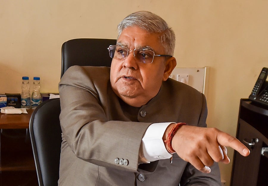 West Bengal Governor Jagdeep Dhankar. (PTI Photo)