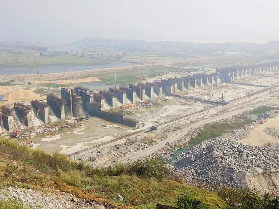 Polavaram Project in Andhra Pradesh. (DH Photo)