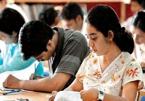 The Postgraduate Common Entrance Test (PGCET) 2014 for MBA and MCA courses was held across the State on Monday. PTI photo
