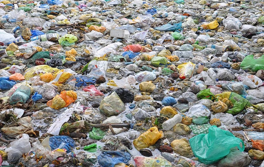 Karnataka banned single-use plastic in March 2016, Karnataka banned single-use plastic. Since then, the authorities have been battling to curb the use of plastic. DH File Photo