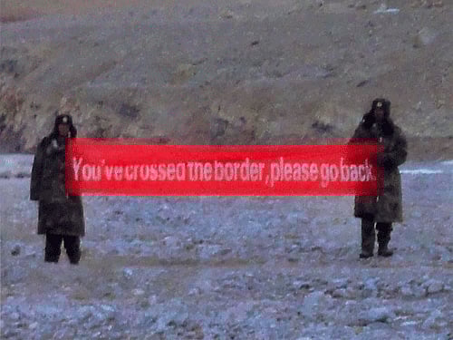 Nearly 1,000 Chinese soldiers Thursday intruded into India in LadakhsChumur sector, on a day Chinese President Xi Jinping is on an official visit here. PTI file photo