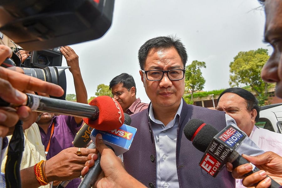 Union Minister of State for Home Affairs Kiren Rijiju. PTI file photo