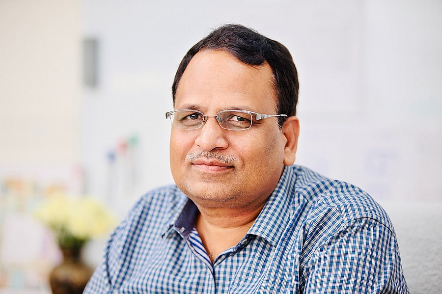 Delhi health minister Satyendar Jain. (Credit: Wikimedia Commons Photo)