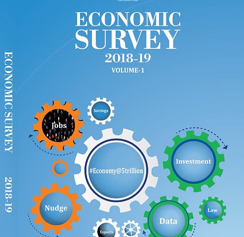 Economic Survey of India 2018-19 invoke God Religion to stop Tax evasion and willful default. (Photo PIB Twitter)