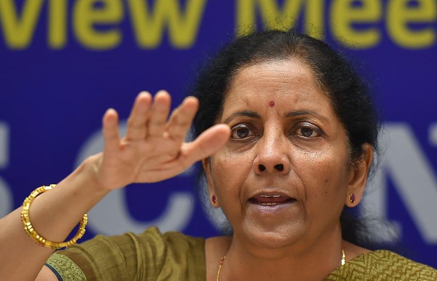 Finance Minister Nirmala Sitharaman. (PTI Photo)