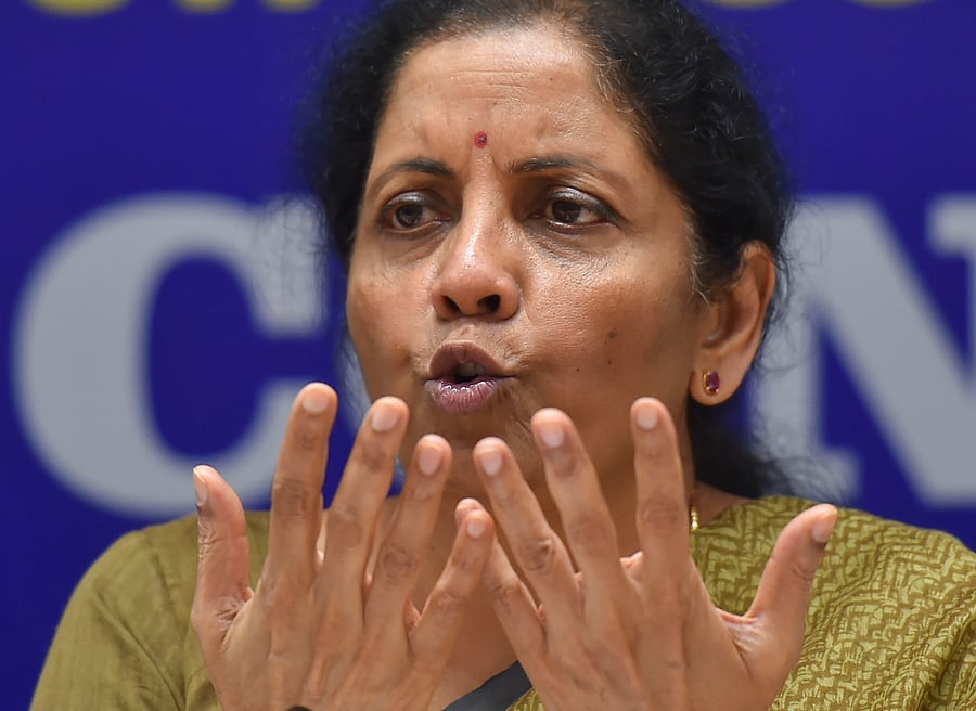 Finance Minister Nirmala Sitharaman. (PTI Photo)