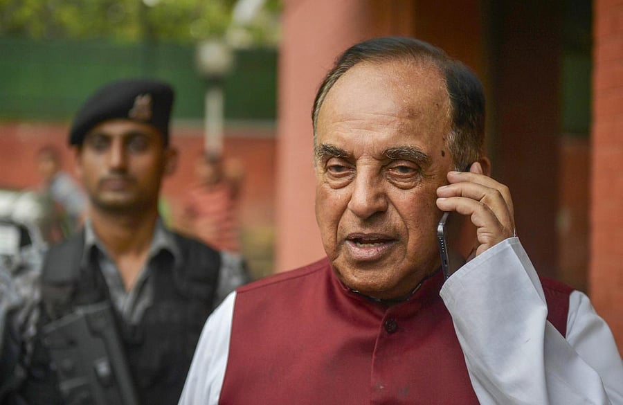 BJP MP Subramanian Swamy. File photo