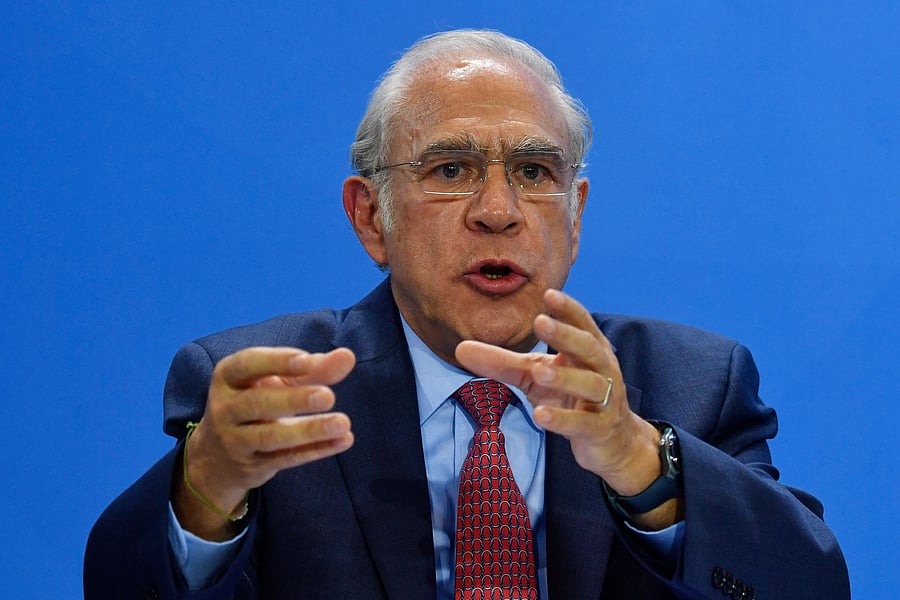Organisation for Economic Co-operation and Development (OECD) Secretary General Jose Angel Gurria. (AFP Photo)