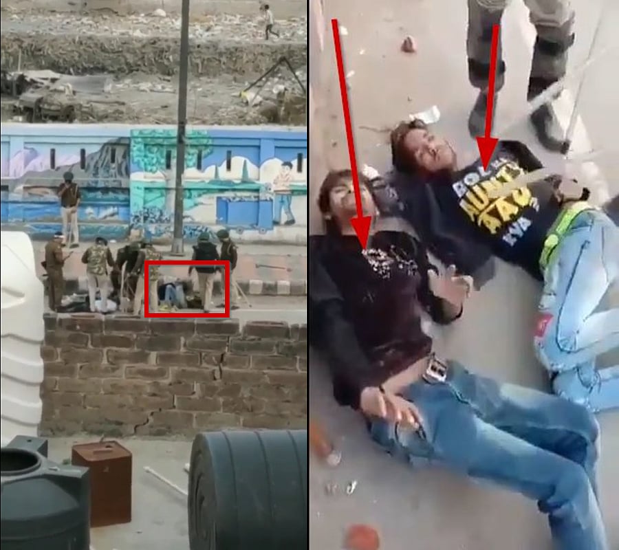 A still of the video that went viral on social media.