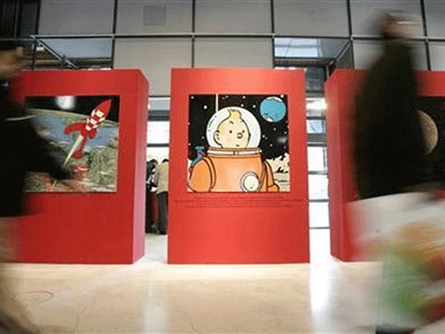 Original Tintin comic book drawings have been known to fetch millions at auctions over the years. In November, a drawing from 'Explorers on the Moon' sold for 1.55 million euros at Artcurial, setting a record for a single cartoon drawing. Reuters file photo