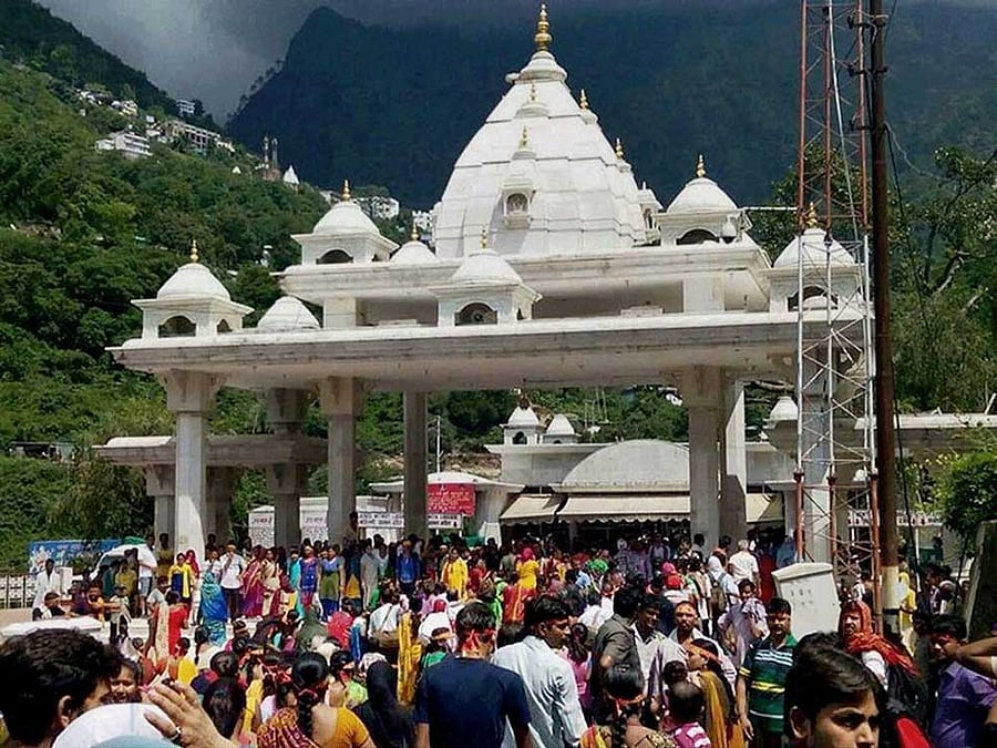Only 50,000 pilgrims will be allowed to visit the Vaishno Devi shrine in Jammu to avoid any untoward incident, the National Green Tribunal directed on Monday. PTI file photo