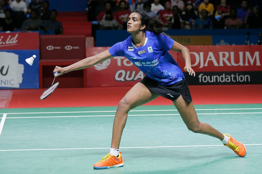 P.V. Sindhu of India. (PTI Photo)