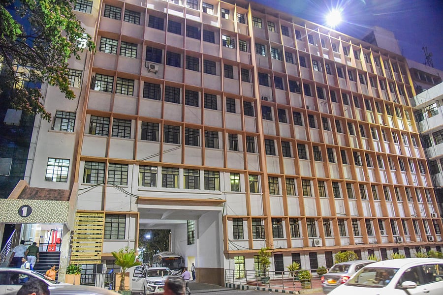 The MS Building near KR Circle. DH PHOTO/S K DINESH