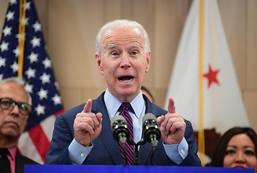 Democratic presidential hopeful Joe Biden (AFP Photo)