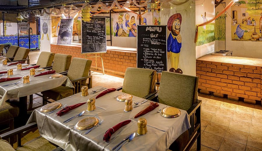 The decor is desi and rustic with many Instagrammable spots around the restaurant
