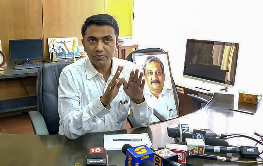 Goa Chief Minister Pramod Sawant. Credit: PTI Photo