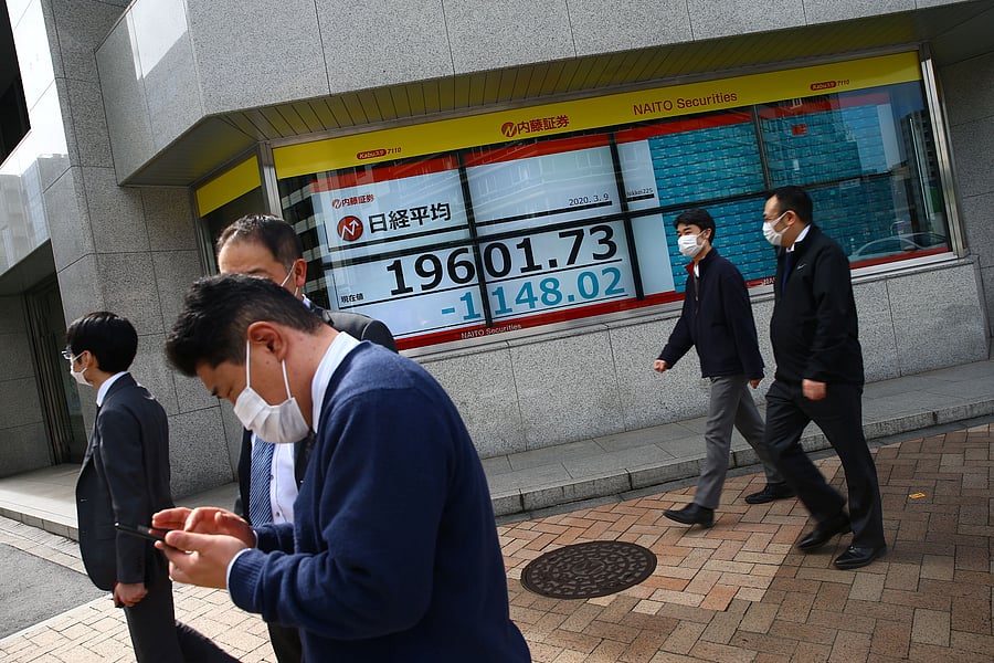 On the currency front, the safe-haven yen jumped more than 3% to a day high of 101.55 per dollar, its strongest since Nov. 9, 2016. (Credit: Reuters Photo)