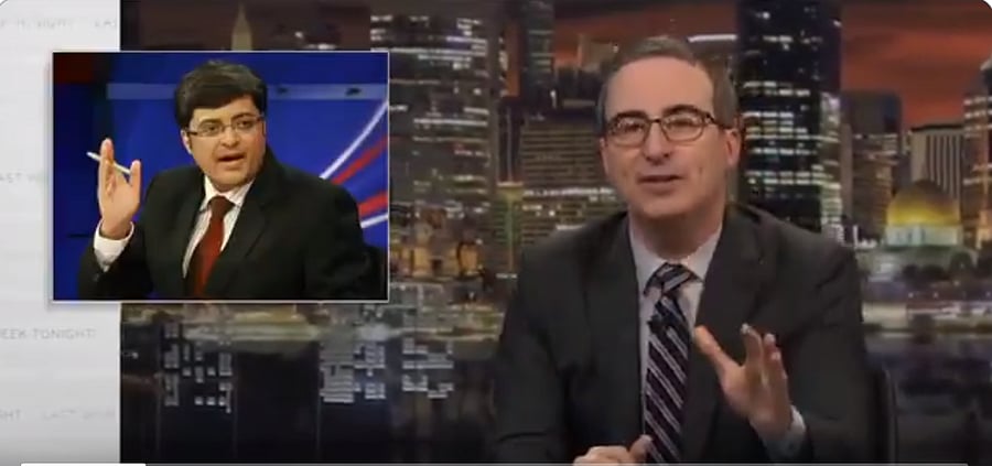 John Oliver on "Last Week Tonight". (Photo:Youtube)
