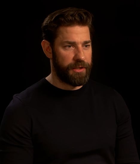 john krasinski  during an interview. (Credit: Wikimedia Commons)