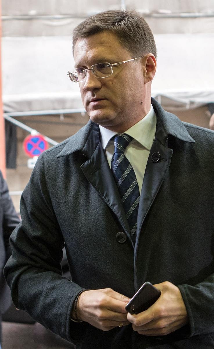 Russian Energy Minister Alexander Novak (AFP Photo)