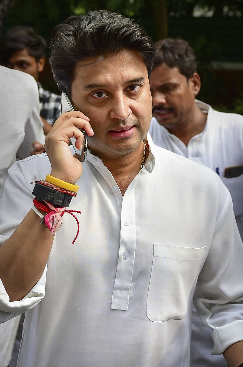 Jyotiraditya Scindia resigns (PTI Photo)