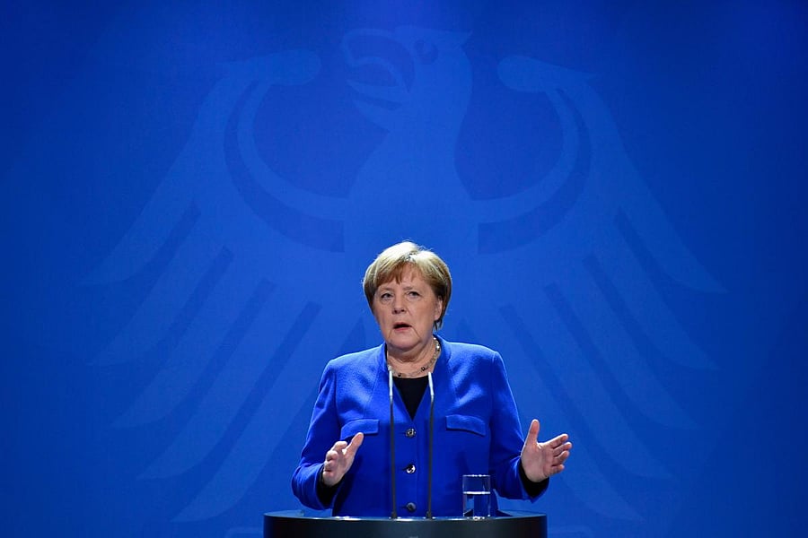 German Chancellor Angela Merkel. (AFP Photo)