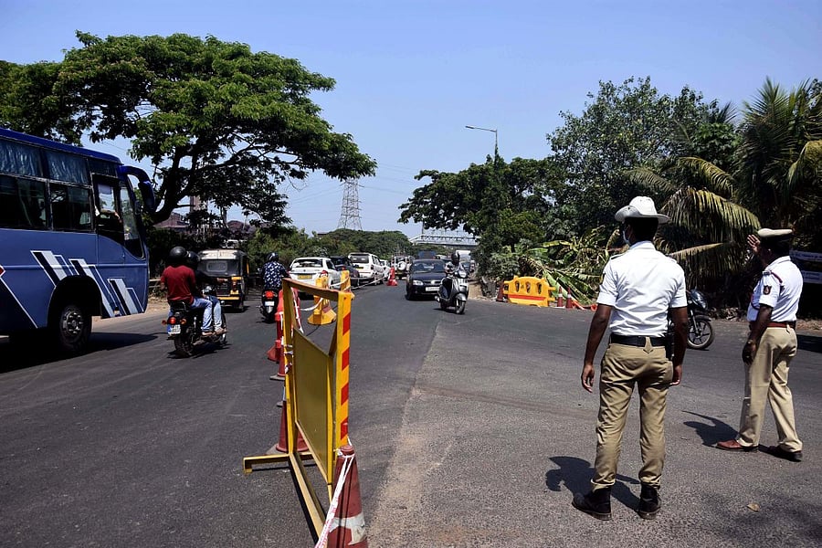 The traffic on NH 66 at Kuloor eased on Wednesday.