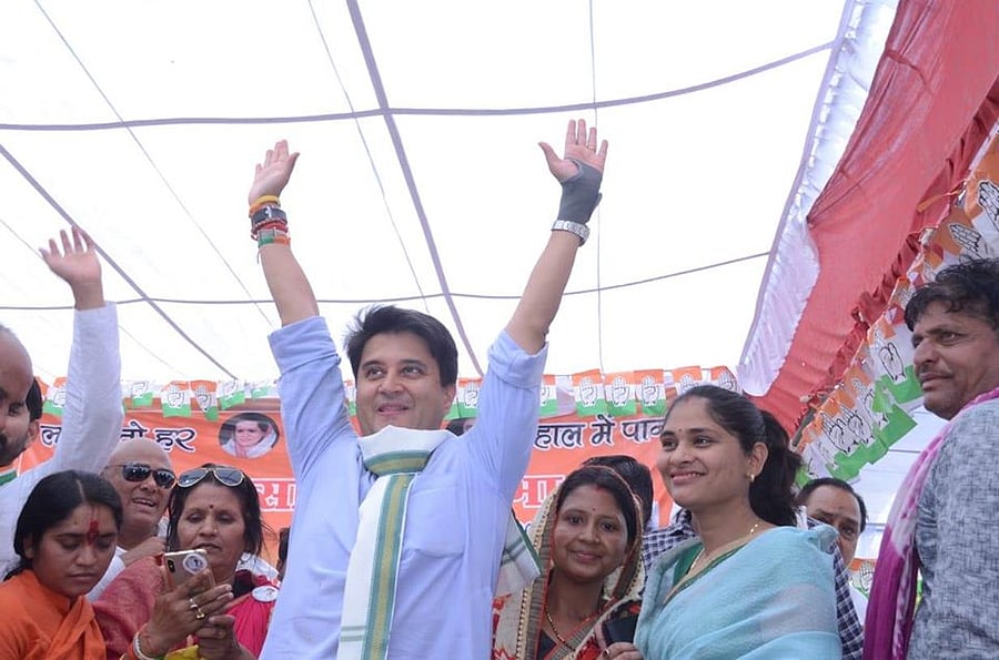 BJP leader Jyotiraditya Scindia. Credit: Facebook (JMScindia)
