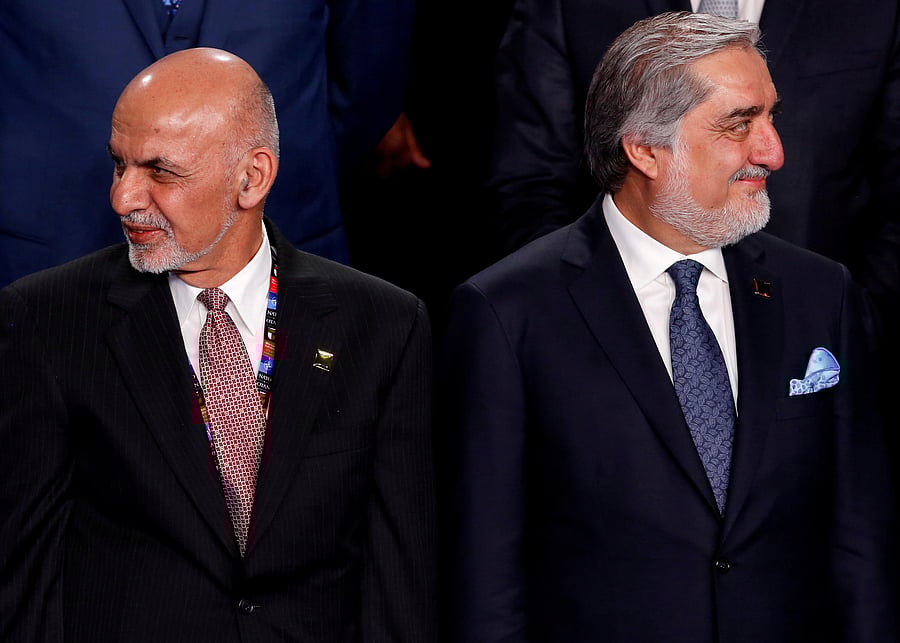 Afghan President Ashraf Ghani and his rival Abdullah Abdullah. Credit: Reuters File Photo