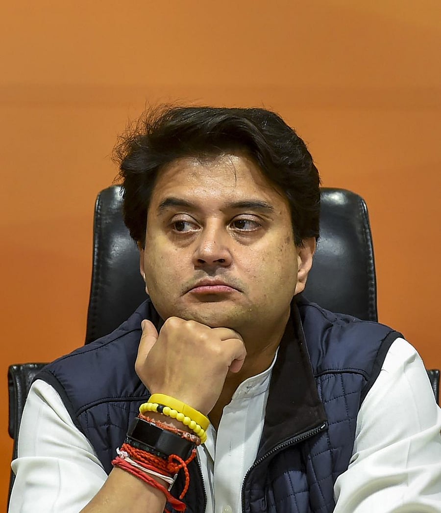 Former Congress leader Jyotiraditya Scindia (PTI Photo)