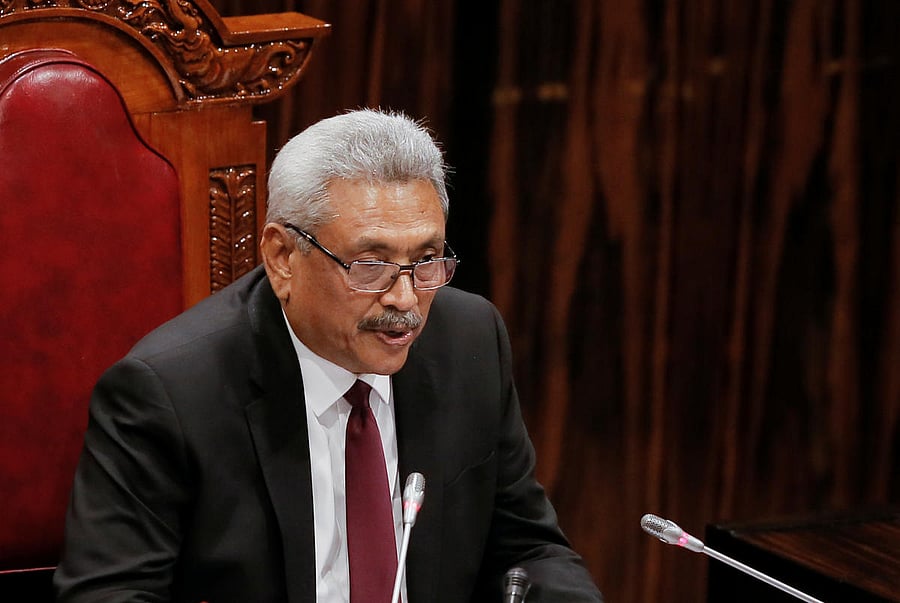 Sri Lankan President Gotabaya Rajapaksa (Reuters Photo)