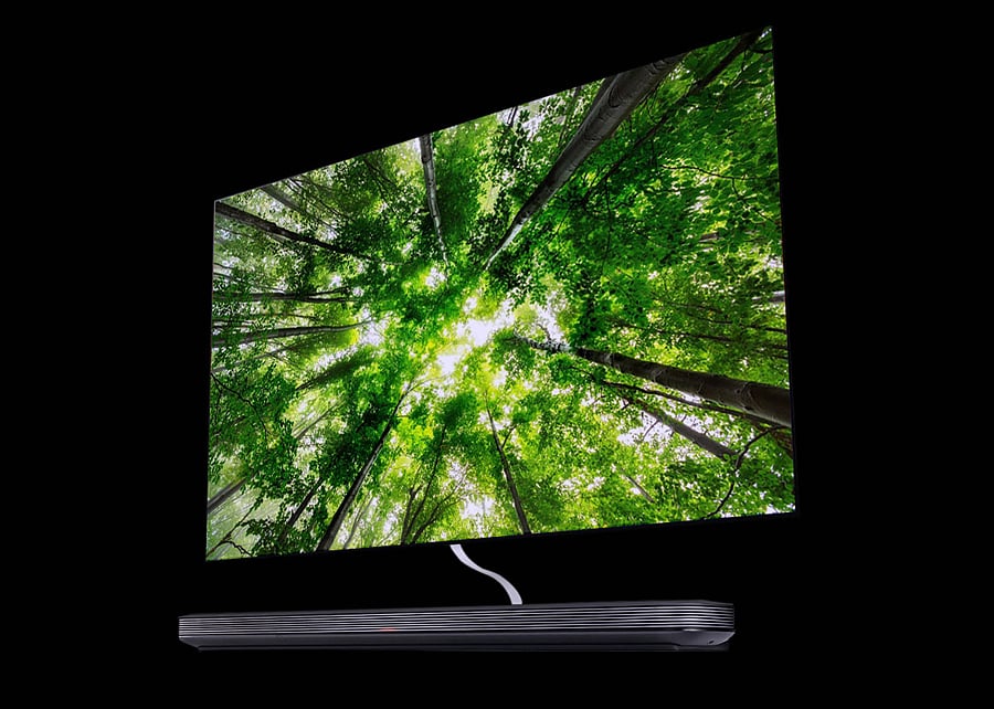 The signature OLED TV from LG. Picture credit: LG