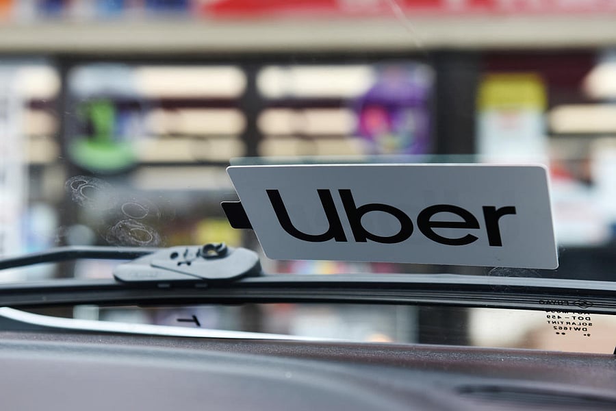 Uber logo (Image for representation/Reuters)