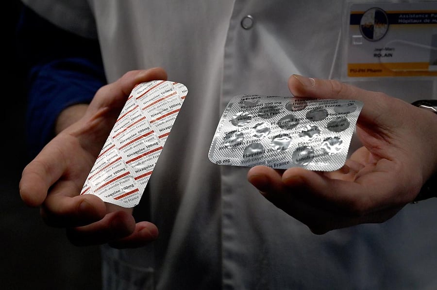 Tablets containing hydroxychloroquine (AFP Photo)