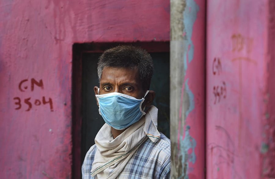 Person wearing facemask amid coronavirus crisis (PTI Photo)