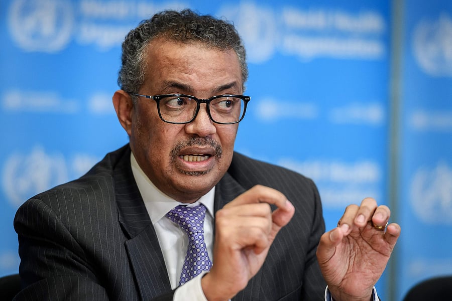 World Health Organization (WHO) Director-General Tedros Adhanom Ghebreyesus. (AFP Photo)